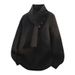 New High-end Sweater Men's Loose Casual Knitted Sweater American Trendy Brand Button Fashion Men's Bottoming Shirt_viptrois.com