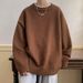 Sweater Men's Autumn And Winter Temperament Loose, Lazy, High-End, Fashionable, Teenage Inner Layer Bottom Knit Sweater_viptrois.com