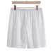 Men's Clothing Summer New Casual Fashion Jacquard Sleeved Shirt Shorts Suit_viptrois.com