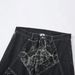 Men's Clothing Jiayiku Men's Autumn New American High Street RO Style Deconstruction Functional Style Tie Dye Jeans Wide Leg Pants_viptrois.com