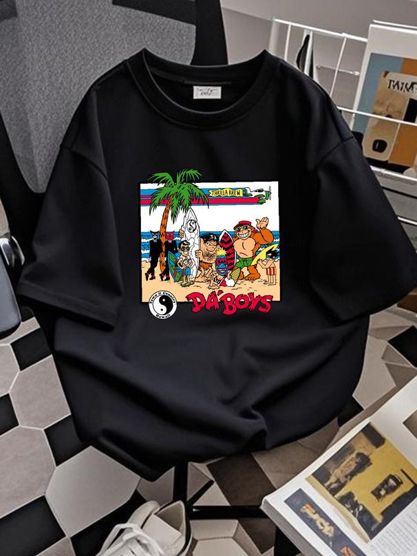 80s T&C Town & Country Surf Designs Shirt CP1684 Natural Color Comfortable Designer Clothes Unisex Versatile Streetwear Graphic Soft Fashion_viptrois.com