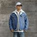 Men's winter new street men's blue denim jacket plus velvet thickening slim fit warm versatile jacket_viptrois.com