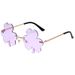 Trendy Cat Eye Sunglasses With Floral Accents - Lightweight UV380 Protection For Fashion & Parties (Gold Frame/Gray Lens)_viptrois.com