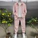Men's Clothing Autumn New Three Dimensional Relief Jacquard Shirt Fashion Slim Trousers Two Piece Suit Men's Trendy Brand Casual Sports Suit_viptrois.com