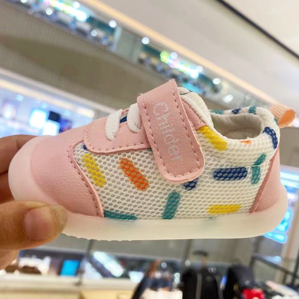 Mother & Kids Wholesale 2024 Spring and Autumn New Season Boys Girls Baby Toddler Shoes 0-1 to 2 Years Old Shoes Soft Sole Mesh Breathable_viptrois.com
