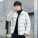 Men's Clothing Clothing Down Cotton-padded Jacket For Men Hooded Trendy Thickened Cold-proof Cotton-padded Jacket For Men_viptrois.com