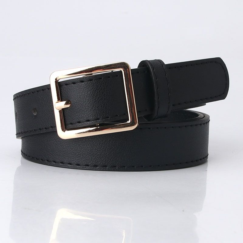 New women's simple versatile jeans belt version ins style fashion decorative belt _viptrois.com
