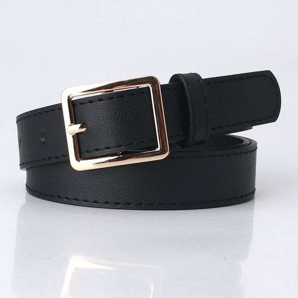 New women's simple versatile jeans belt version ins style fashion decorative belt _viptrois.com