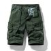Men's Clothing Men's Summer New Zipper Multi Pocket Trendy Retro Workwear Shorts_viptrois.com