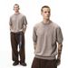 Jie Zhan Men's Clothing | Old Money Loose Knit T-Shirt 25 Autumn New Trendy Brand Warm Knitted Short Sleeve Round Neck_viptrois.com