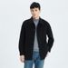 Pulse Autumn Winter New Style Turn-Down Collar Pure Woolen Men's Double-Sided Wool Cashmere Drop Shoulder Jacket Short Casual_viptrois.com