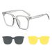 2024 Magnetic Clip-On Men Driving Myopia Sunglasses Day And Night Dual-Use Set Can Be Fitted With Prescription Glasses_viptrois.com