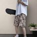 Men's Style Casual Five Point Pants Thin Loose Mid Length Summer Beach Shorts Trendy Plus Size_viptrois.com