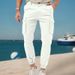 Men's Clothing Spring And Autumn New Multi Pocket Overalls Men's Casual Sports All Match Cuffed Trousers Men_viptrois.com