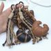 Leather Croissant Keychain Creative And Extremely Complex Bag Accessories Key Pendant_viptrois.com