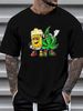 NEW! Funny Pot Leaf Bong Beer Drunk Smoke T-Shirt Unisex Soft Streetwear Homme Comfortable Versatile Graphic Fashion Designer Clothes_viptrois.com