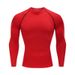 Men's Clothing fitness clothes men's running sports quick drying compression clothes high elastic tops basketball sports compression clothes_viptrois.com