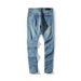 Men's Clothing High Street Knee Washed Hole Cat Whisker Jeans Beggar Pants Street Pants_viptrois.com