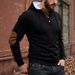 Men's New Simple And Fashionable Loose Hooded Casual Fashion Pullover Sweatshirt Long Sleeved Sports Top_viptrois.com