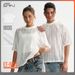Men's Clothing Trendy New Men's Lace Mesh Short Sleeved Loose Casual Perspective Men's Round Neck T Shirt_viptrois.com