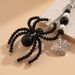 Gothic Halloween Personality Big Spider Keychain Pendant Spider Keychain - Dark Web Design Resin Keyring For Bags, Backpacks, And More_viptrois.com