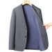 Men's Clothing Lashibert Spring and Autumn Thin Men's Suit Slim Elastic Non iron Striped Suit Casual Single Suit_viptrois.com