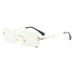 Square Frameless Sunglasses For Women – Trendy Gradient Metal Glasses Fashion Trends_viptrois.com