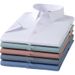 Men's Clothing Men's Premium Silk Blend Shirt – Lightweight & Breathable Short Sleeve (8 Elegant Colors, Wrinkle-Resistant & Moisture-Wicking)_viptrois.com