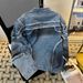 Embossed Rough Edge Shoulder Padded Denim Jacket Men's Spring And Autumn Retro European And American Popular Ruffian Handsome Top Stand-up Collar Tren_viptrois.com