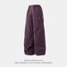 Men's Clothing Outdoor Water Repellent Casual Pants Men's Autumn Straight Leg Machete Pants Zipper Contrast Color Ribbon Split Sports Trousers_viptrois.com