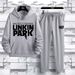 Men's Clothing new spring and autumn suits men's casual sports suits men's pullover two piece sweatshirts casual all match_viptrois.com