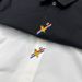Men's Clothing Long Sleeve Shirt Business Slim Fit Hummingbird Embroidered Shirt Black And White Simple Shirt_viptrois.com