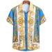 Hawaiian Royal Betis Men's Shirt Arab Islamic Solid Color Style_viptrois.com