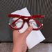 Large Frame Fashion Full Diamond Glasses Frame Women's Personality Half Frame Glasses Frame Net Celebrity Flat Glasses Light Glasses For Students_viptrois.com