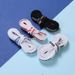 Double sided printed shoelaces for men and women, double layer flat round white shoes, canvas shoes, letters, black and white shoelaces_viptrois.com