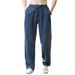Men's Linen Pants – Lightweight & Breathable, Wide-Leg Casual Trousers For Summer (Black/Grey/Navy/Flaxen/White, M-5XL)_viptrois.com
