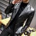 Men's Clothing Leather Suit Autumn New Casual Jacket Style Slim Lapel Leather Suit Leather Jacket Men's_viptrois.com