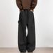 American Retro Washed Denim Overalls Men's Heavy Deconstruction High Street Cec Loose Casual Wide-leg Trousers_viptrois.com