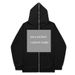 Full Drop Shoulder Hoodie Oversized Zip To Top Sweatshirt_viptrois.com