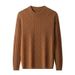 Autumn Winter New Thickened Long Sleeve Men's Half Tuleneck Knitted Fashion Jacquard Casual Versatile Sweater Base_viptrois.com