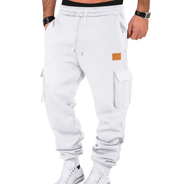Men's Clothing New Men's Autumn And Winter Sports Casual Trousers Men's Sports Multi Pocket Overalls Sweatpants Men_viptrois.com