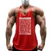 Summer Thin Shoulder Strap Vest Men's Thin Strap Shows Muscle Fitness Training Sports Hurdle Undershirt Absorbs Sweat And Is Breathable_viptrois.com