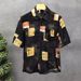 Men's Clothing Summer Thin Short Sleeved Five Point Sleeve Floral Shirt Men's High End Loose Jacquard Shirt Breathable Ice Silk Handsome Top_viptrois.com