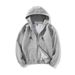 Pure Pure 430g Ultra Soft Velvet Regular Shoulder Solid Color Winter Fleece-Lined Hooded Cardigan Men's Zipper Sweatshirt Class_viptrois.com