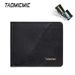 Men's Wallet Multifunctional Stitching Short Large Capacity Retro Dollar Bag Easy To Carry Ultra-thin Multi-card Slots Black_viptrois.com