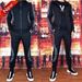Men's Clothing Trendy Loose Jacket Casual Sportswear Trendy Two Piece Suit Men_viptrois.com