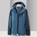 Outdoor 3-in-1 Fleece-Lined Warm Coat Men Waterproof Windproof Ski Jacket Couple Women_viptrois.com