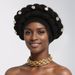 Muslim hat Crepe double braid big rhinestone heavy African national turban hat_viptrois.com