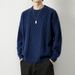 Twist Knitted Crew Neck Sweater For Men, Autumn And Winter New Thickened Base Knitwear, Trendy Pullover_viptrois.com