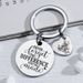 Bag Pendant Inspirational Quotes Stainless Steel Keychain To Give Female Male Friends An Encouraging Gift_viptrois.com